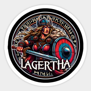 Lagertha the Fearless: Warrior Spirit of the Vikings Sticker